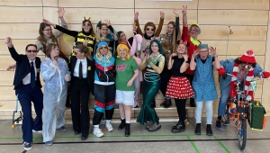 Faschingsparty in der Turnhalle