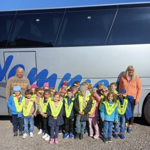 Bustraining der 1. Klassen