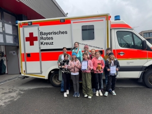 Teilnahme unserer Schulsanitäter am Jugendrotkreuzwettbewerb