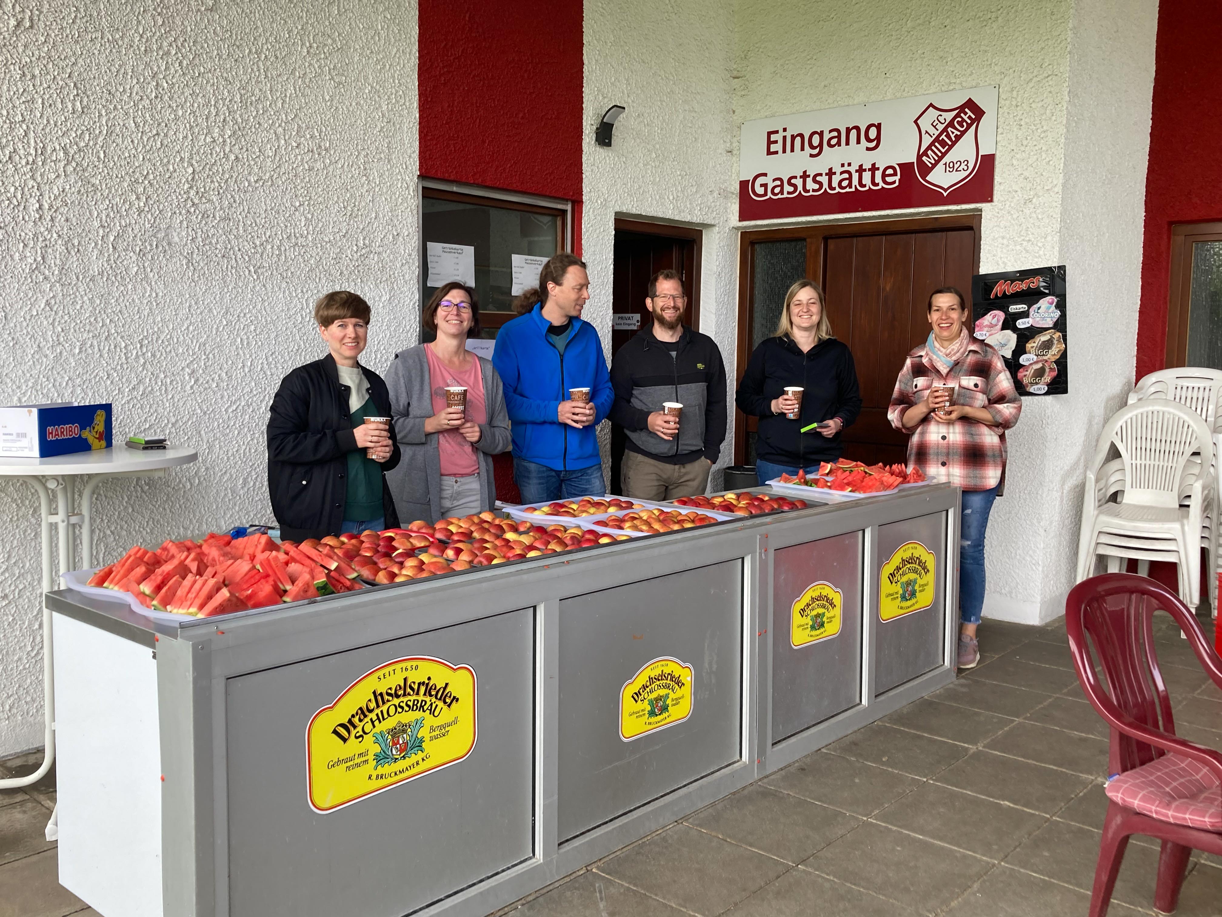 Der Elternbeirat sorgte für Verpflegung